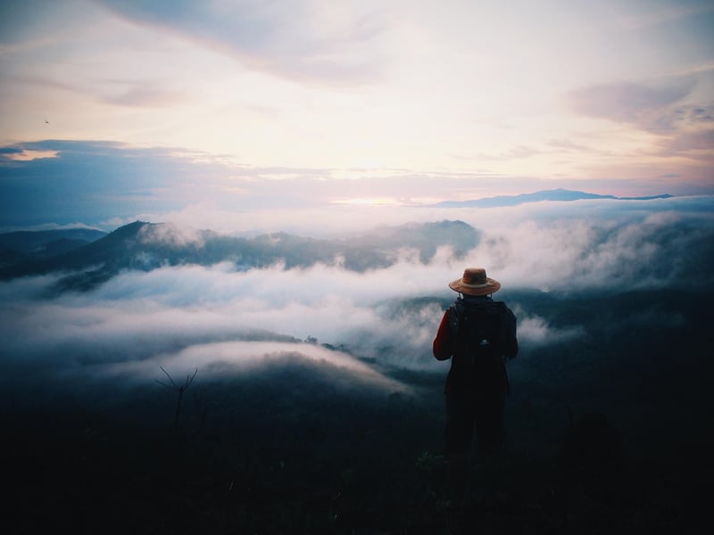 Hiking Through Mountains